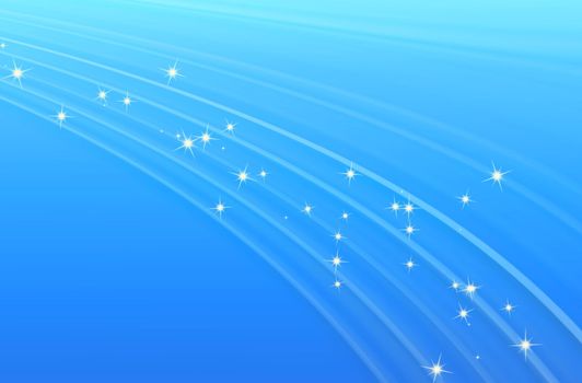 Abstract line texture with soft blue background