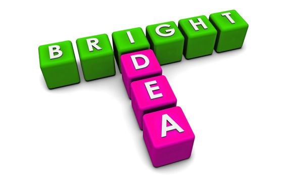 Bright Idea in Simple and Creative 3D Blocks