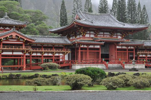 Byodo-In Temple in Oahu, Hawaii