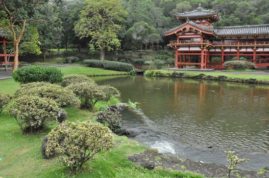 Byodo-In Temple in Oahu, Hawaii