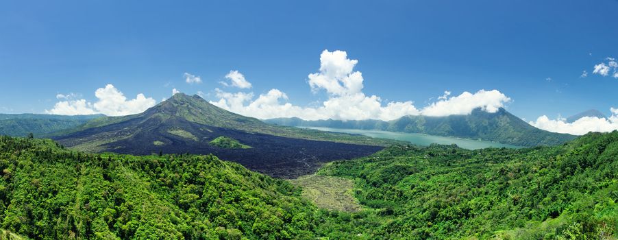 Mount Batur- One of the famous volcanos in Indonesia 
