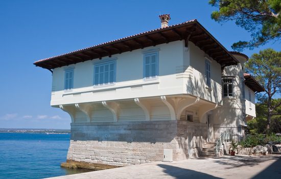 House on the Embankment. Big Brijuni. Croatia