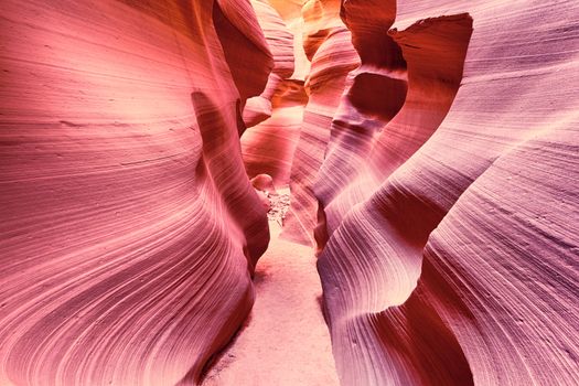 The famous Antelope Canyon, Page, Arizona, USA 