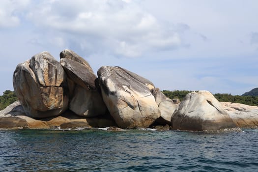 Large stone arch stack at Andaman sea near Koh Lipe, Thailand