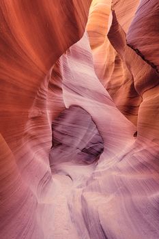 view of Antelope Canyon, Page, Arizona, USA 