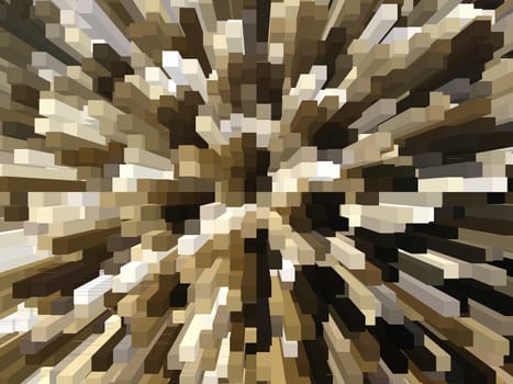 Abstract image with background from brown strips