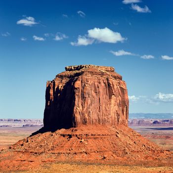 famous rock at Monument Valley, USA