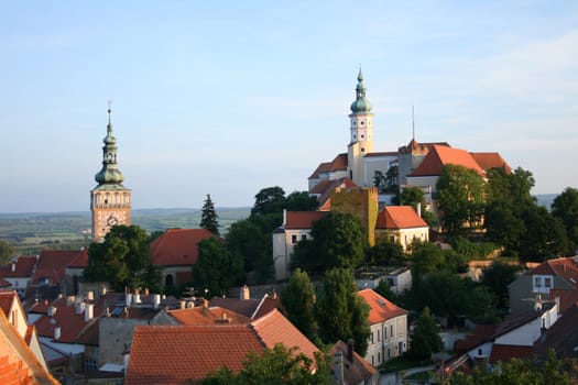 nice historical castle in the czech republic 