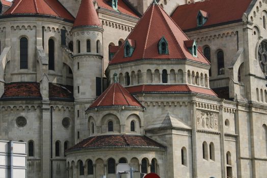 detail of the castle in the Vienna