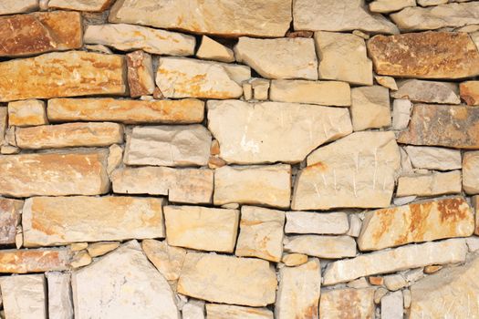 very nice wall from the natural stones 