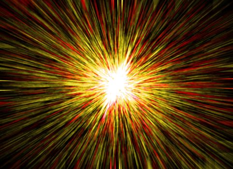 abstract explosion texture generated by the computer 