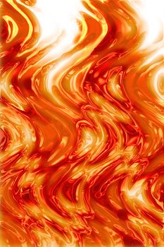 abstract fire background generated by the computer