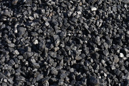 black coal background from the Ostrava mine
