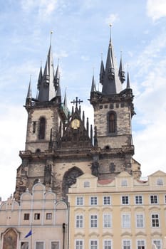 old castle in the prague in czech republic