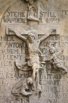crucifix with the jesus from the czech church 