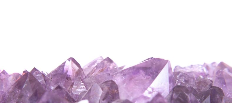real amethyst background from the czech republic