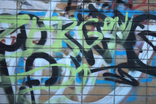 color street art in the city of ostrava