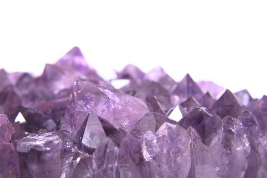 real amethyst background from the czech republic