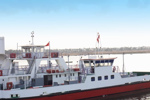 transport ship between Tunisia and Djerba island