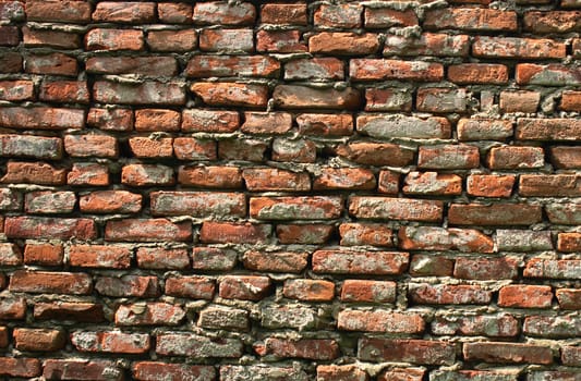 brick wall texture from the very old house 