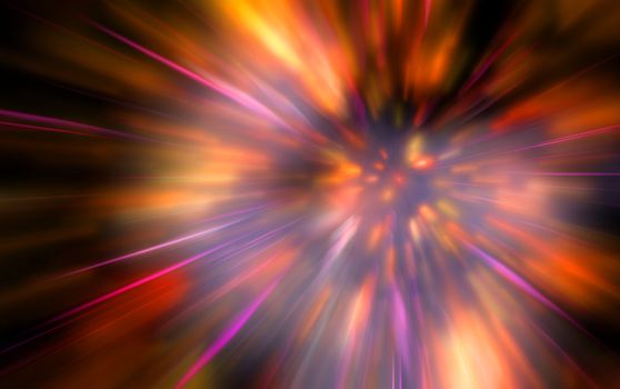 abstract explosion background generated by the computer