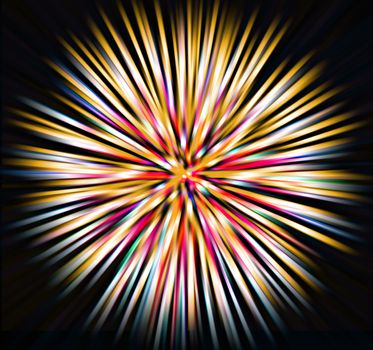 abstract explosion background generated by the computer