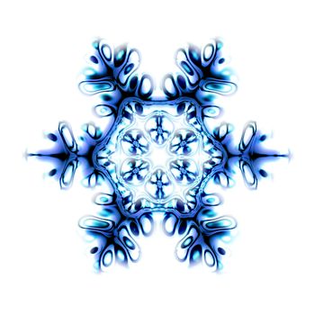 abstract snow background generated by the computer