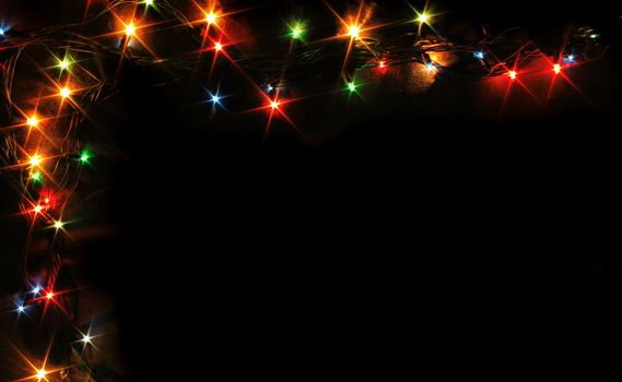 nice xmas background from the color lights