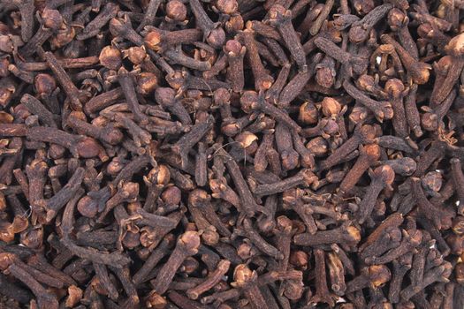 dry clove grocery as nice food background