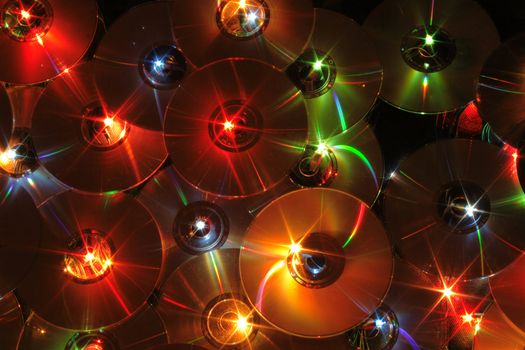 nice xmas background from the color lights