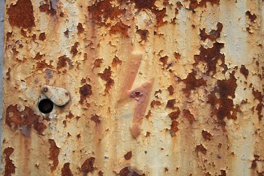 big corrosion as very nice old background