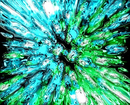 abstract ice background generated by the computer