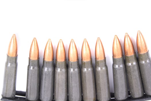 nice ammo isolated on the white background
