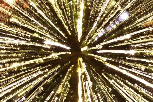 xmas background from the lights in the night