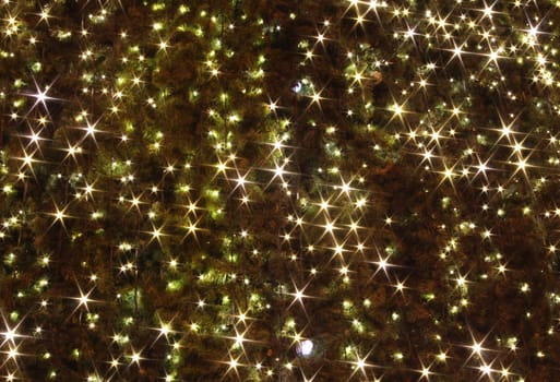 xmas background from the lights in the night
