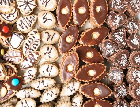 typical czech xmas cokies as nice food background