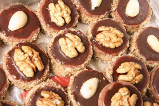 typical czech xmas cokies as nice food background