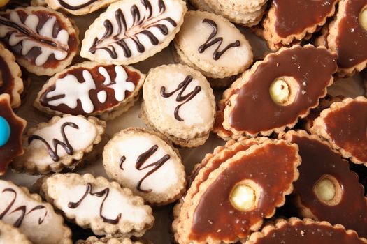 typical czech xmas cokies as nice food background