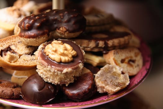 traditional sweet xmas cookies from czech republic