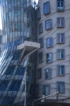 dancing house - modern architecture from the Prague 