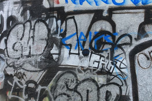 nice color graffiti background from the street  