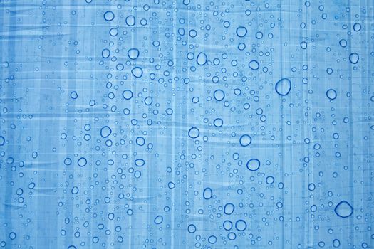 water drops background in the blue color 