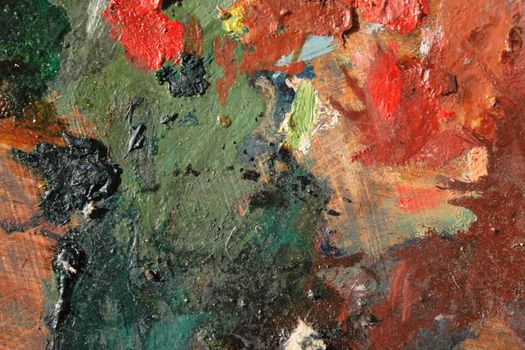 abstract muliticolor background from the old palette