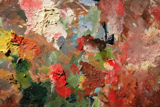 abstract muliticolor background from the old palette