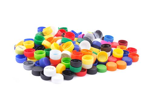 nice plastic background from the colors caps