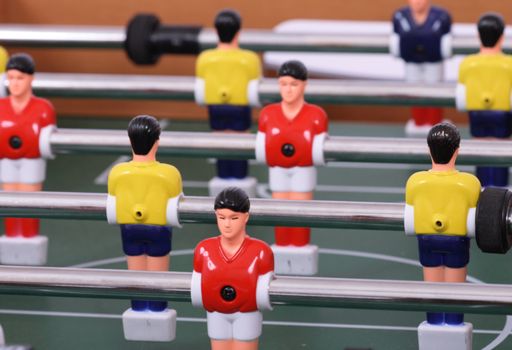  very nice green table soccer with players