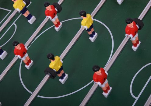  very nice green table soccer with players