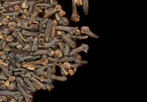 brown clove texture as special spice background
