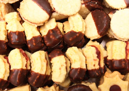 traditional sweet xmas cookies from czech republic