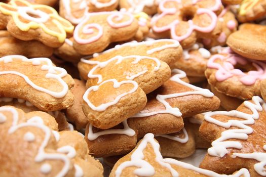 traditional sweet xmas cookies from czech republic